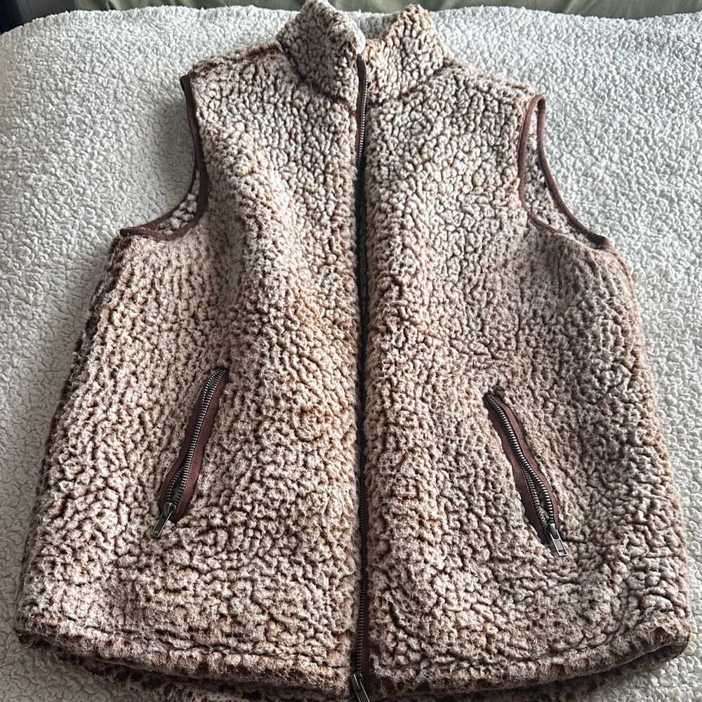 Thread & Supply Cream Sherpa Vest